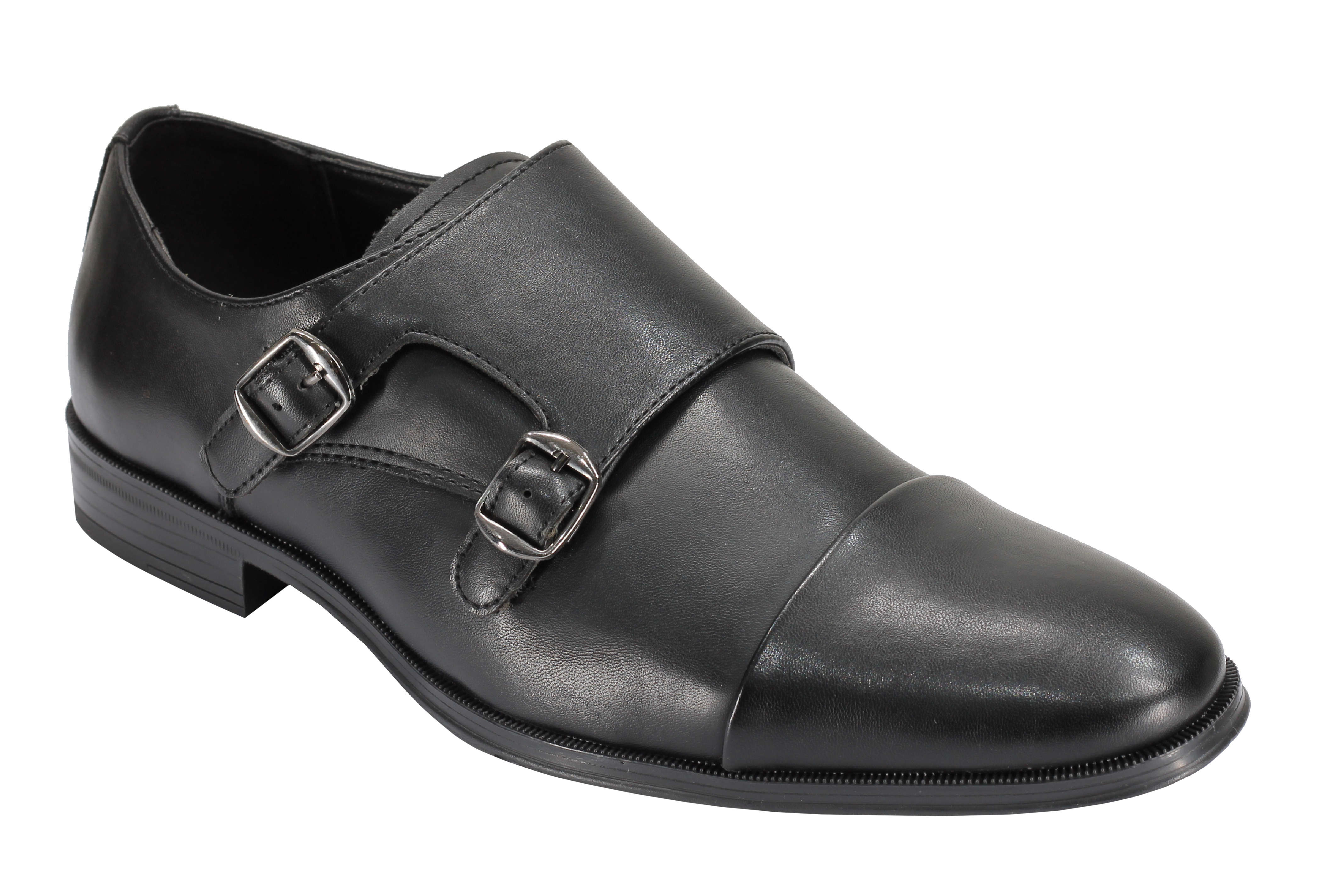 Mens side deals buckle shoes